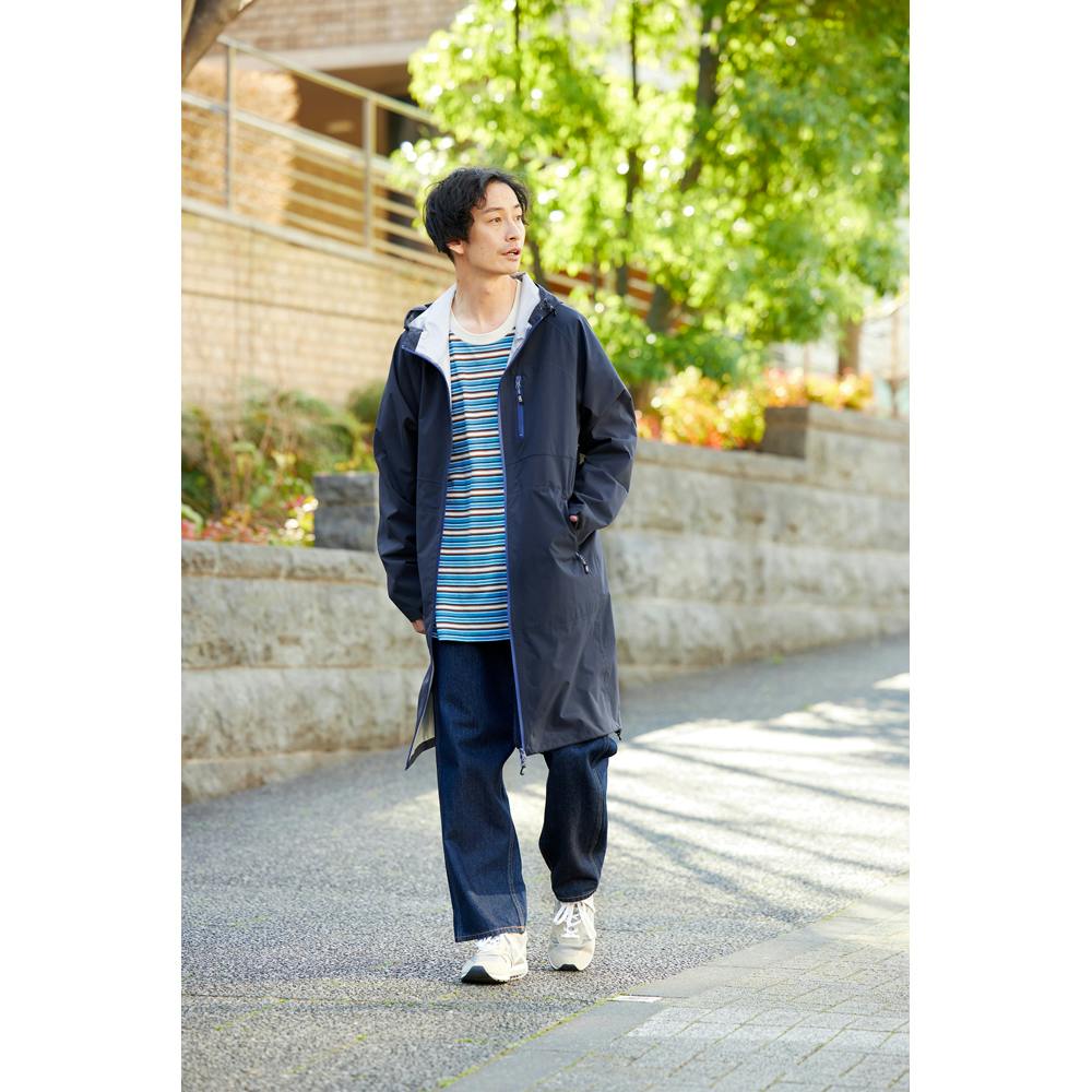 アイリスオーヤマ ロング防水マンパ ネイビー FC23105-NVXL【別送品