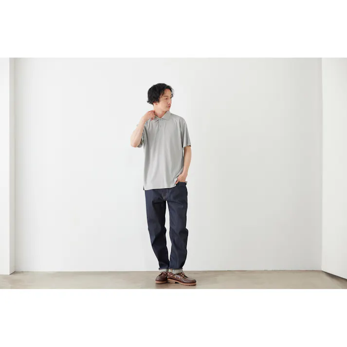 アイリスオーヤマ 吸水速UVポロシャツ ライトグレー FC23200-LGS【別送品】