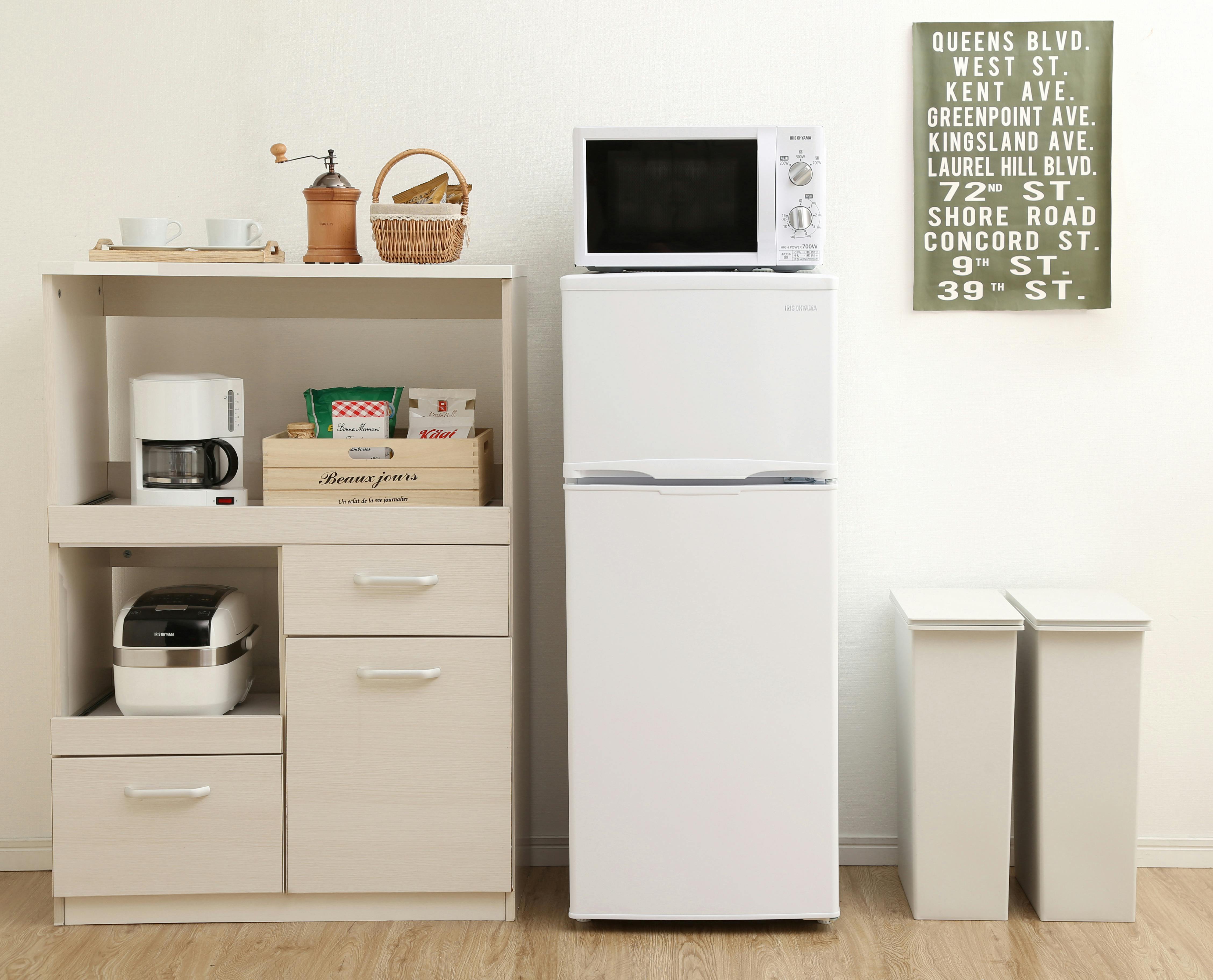 アイリスオーヤマ 【冷蔵庫・洗濯機 開梱設置】家電4点セット(冷凍