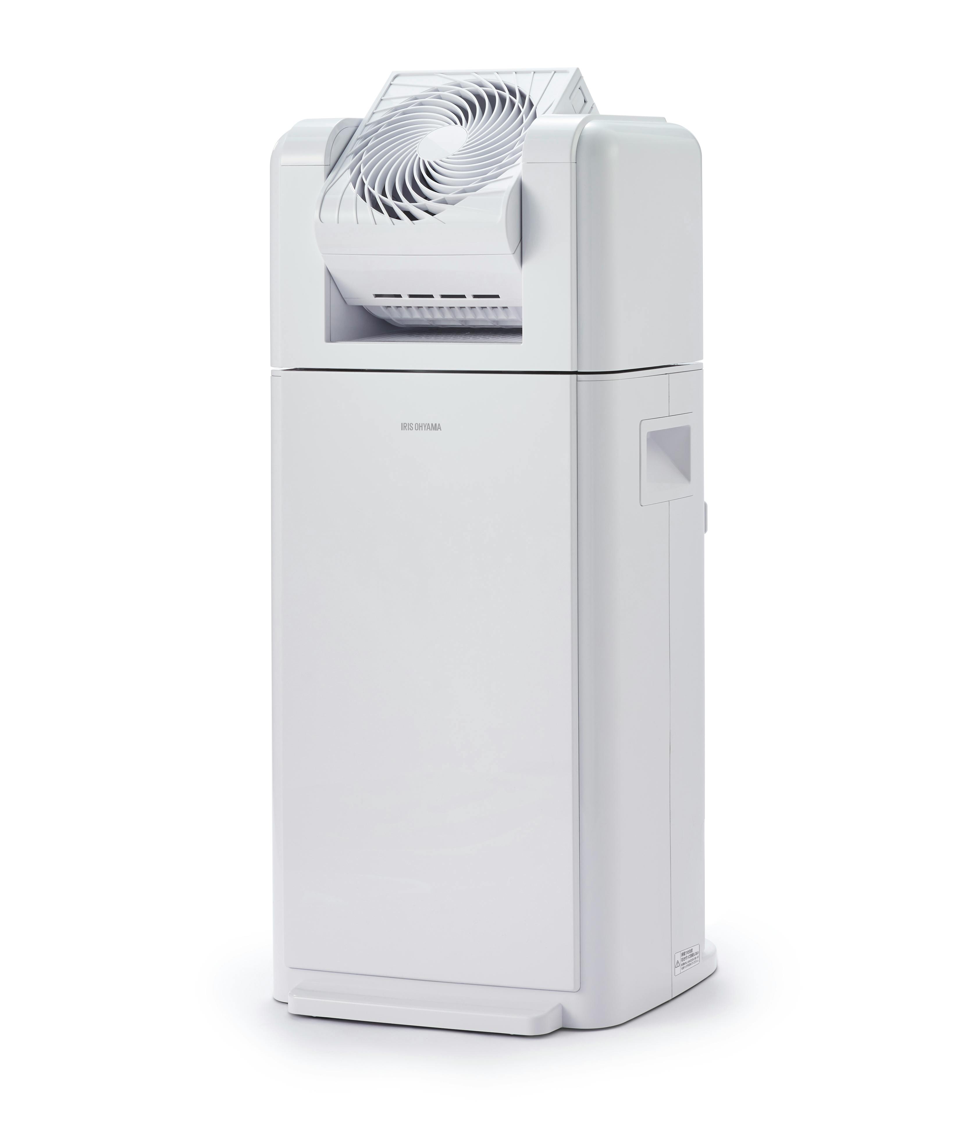 アイリスオーヤマ サーキュレーター衣類乾燥除湿機 ホワイト 部屋干し 花粉 梅雨 IJDC-N80-W【別送品】