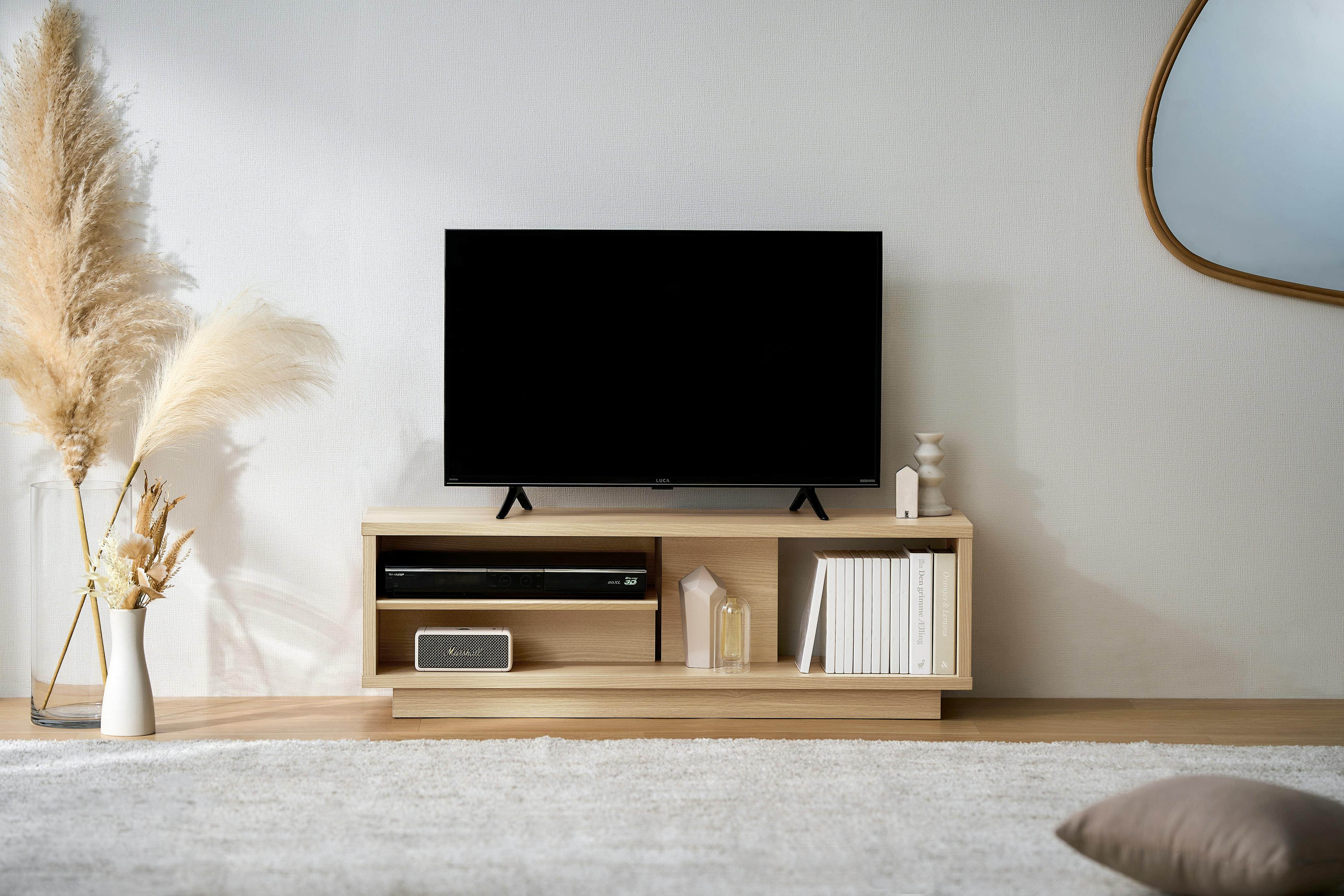 アイリスオーヤマ オープンテレビ台 スタンダードタイプ ナチュラル