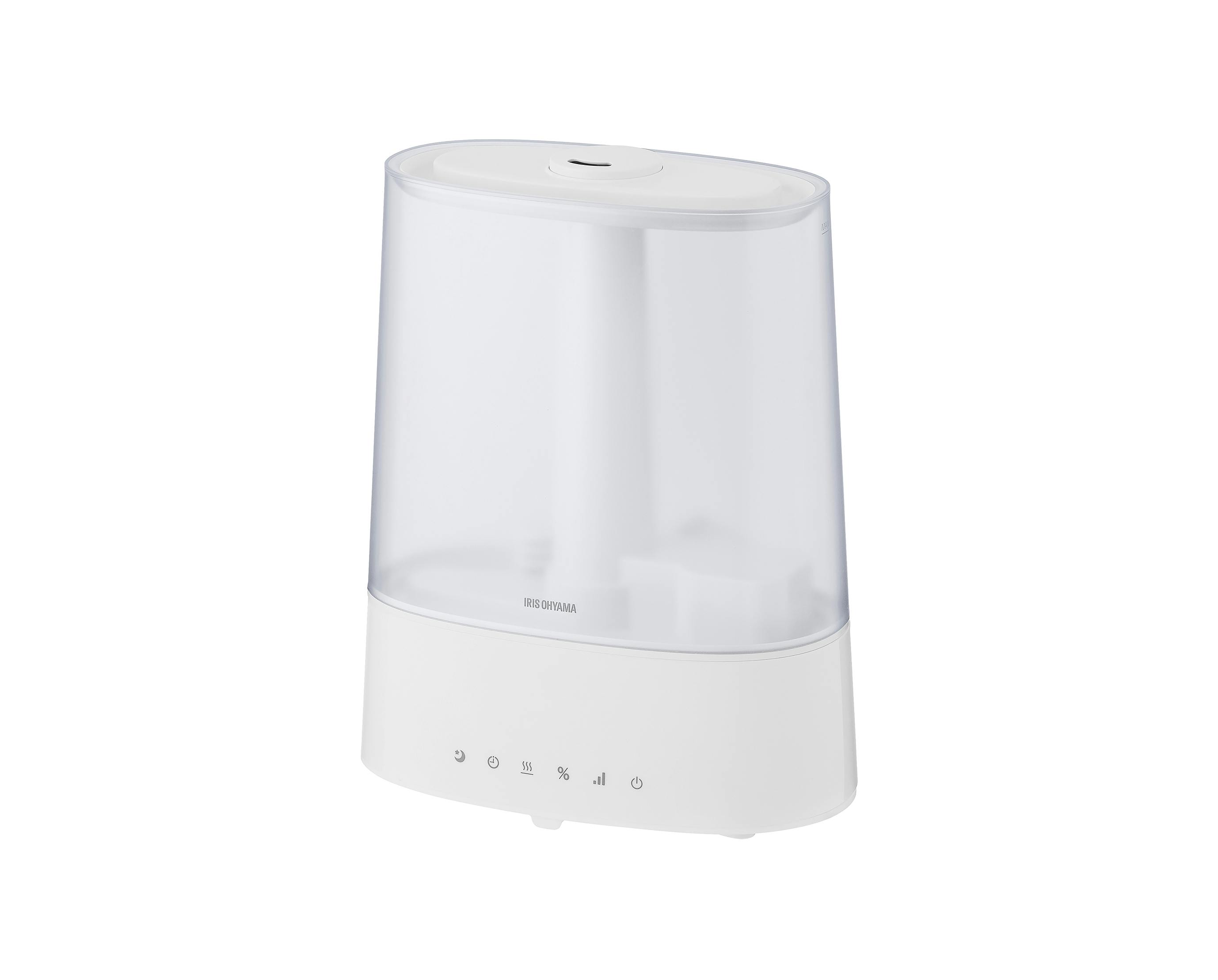 アイリスオーヤマ 上給水超音波ハイブリッド加湿器 ホワイト 加熱 超音波 省エネ AHM-HUT55A-W【別送品】