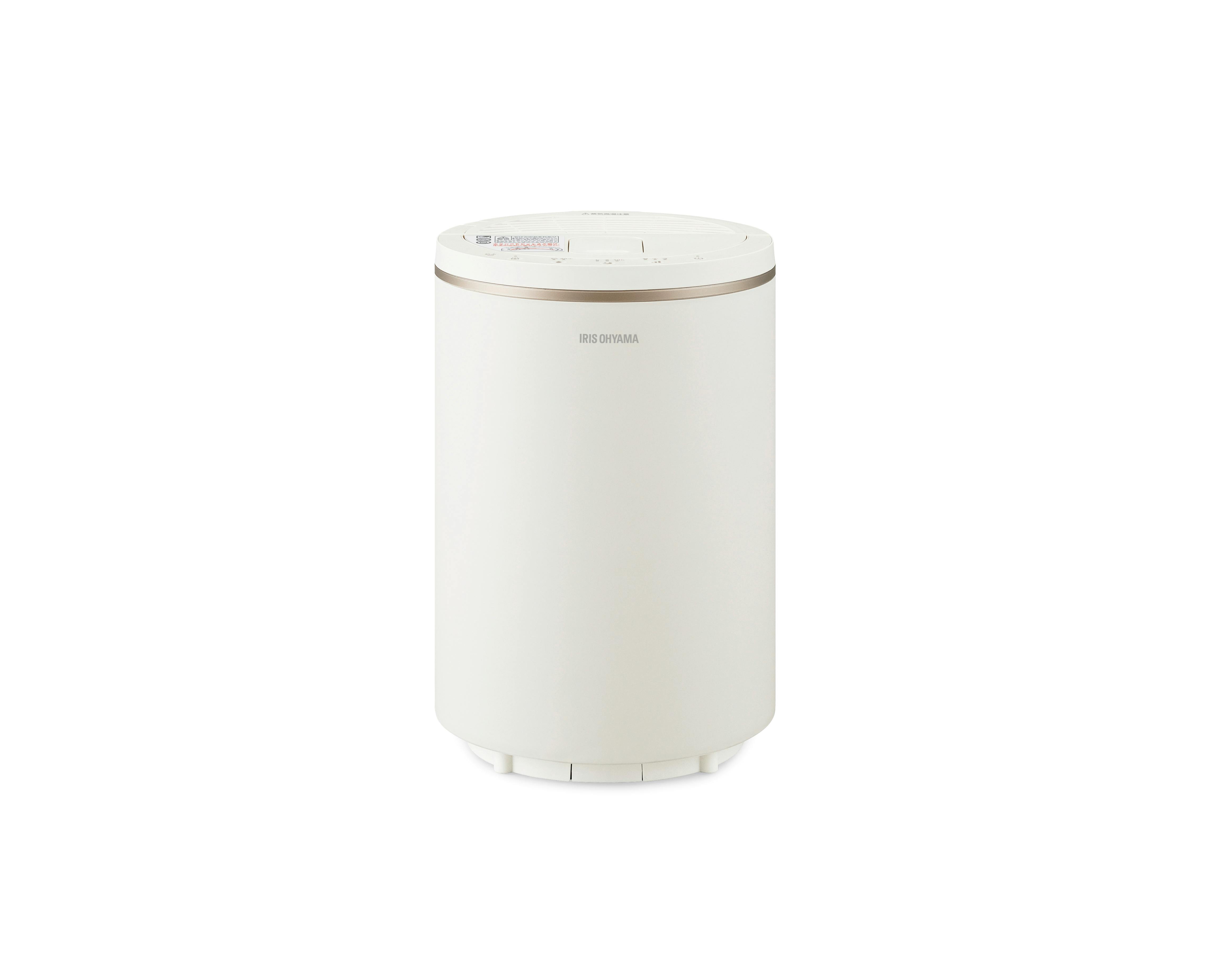 アイリスオーヤマ スチーム式加湿器 400ml ホワイト 衛生的 お手入れ簡単 チャイルドロック AHM-MHU40A-W【別送品】