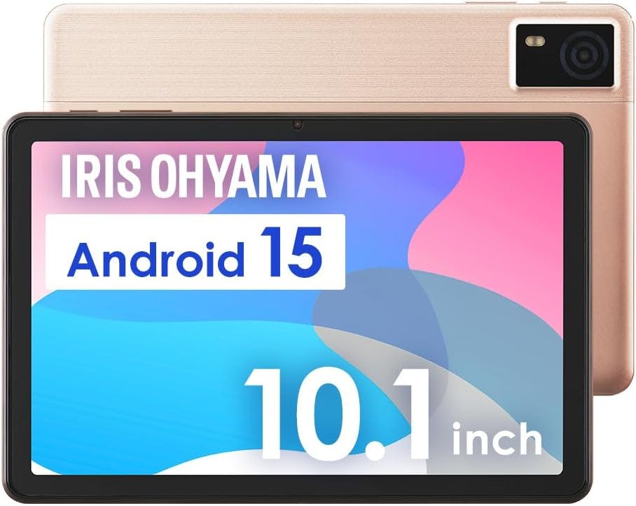 タブレット ヘッドピンモデル 10inch シャンパンゴールド 動画閲覧 電子書籍 シンプル アイリスオーヤマ 4967576821452【別送品】