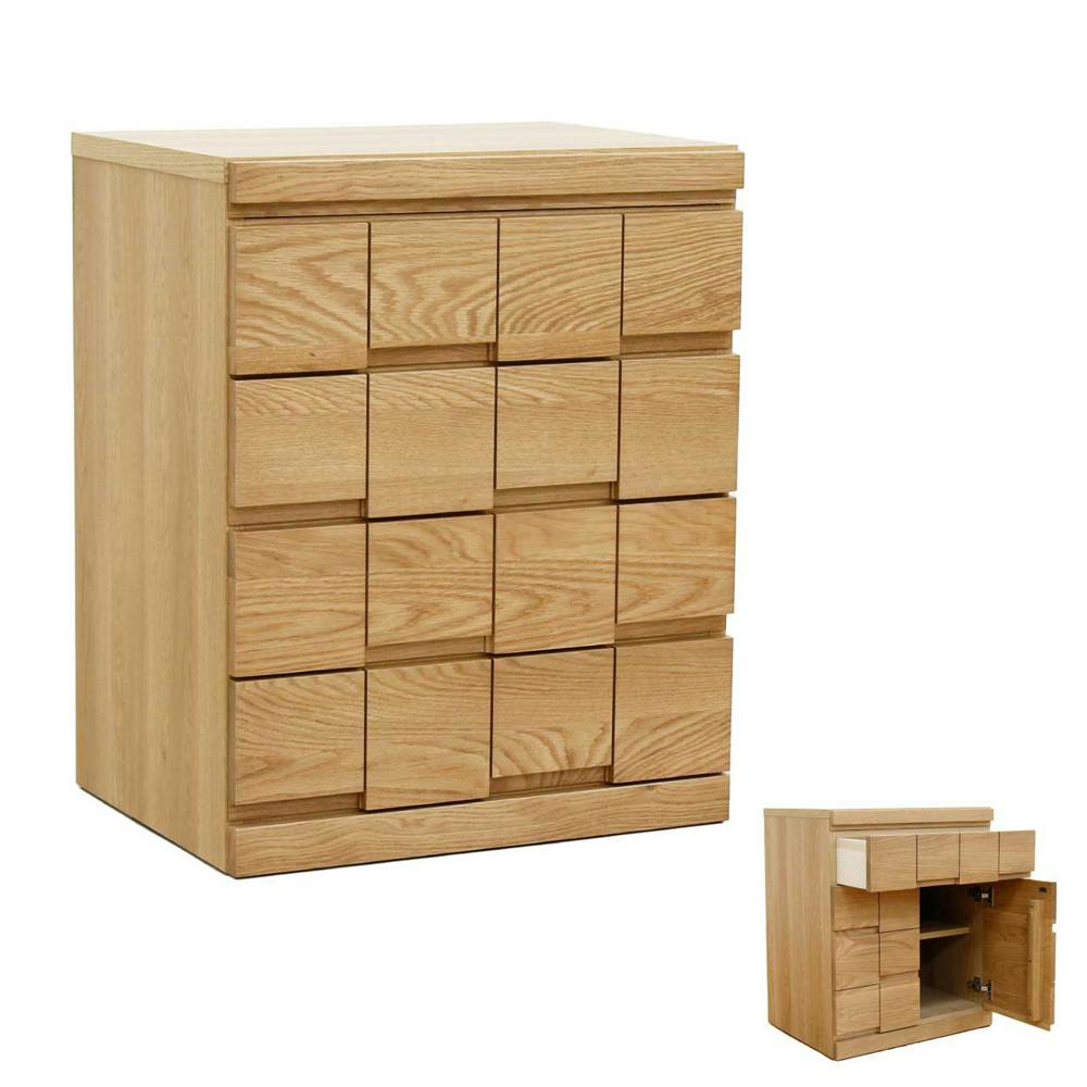 丸田木工 アーク 仏壇台 下台 幅60 開戸タイプ ホワイトオーク 仏壇