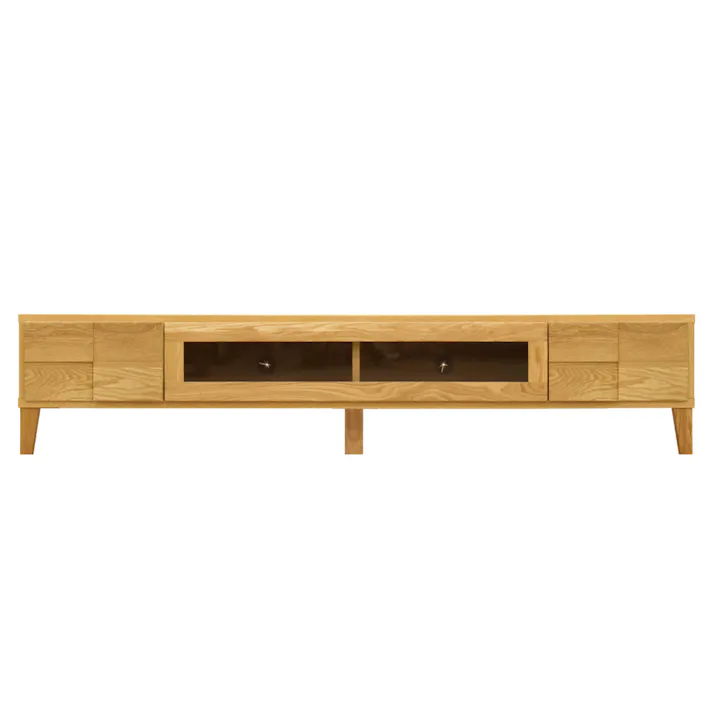 丸田木工 ボニー テレビ台 ローボード 幅180 ホワイトオーク TV台 テレビボード 大川家具 bo180000two【別送品】