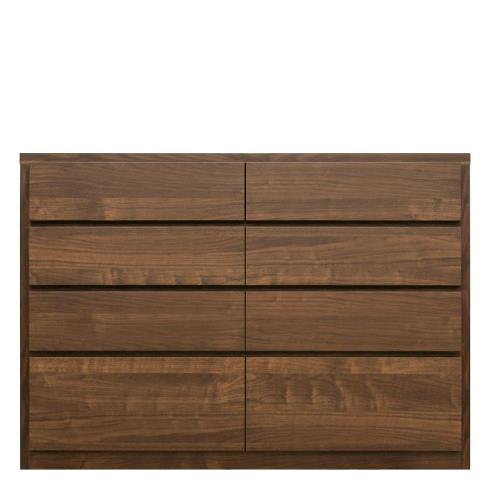 丸田木工 キューブ チェスト タンス 幅120 4段 ウォールナット 収納 箪笥 大川家具 cu120400cwn【別送品】