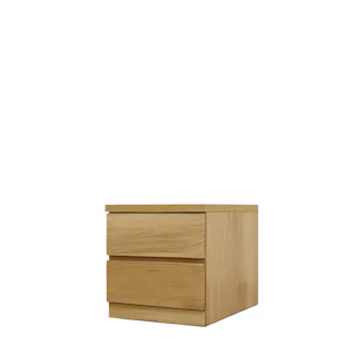 丸田木工 フィット チェスト タンス 幅40 2段 奥行55cm オーク 押入れ収納 衣類収納 衣装ケース fi040255cwo【別送品】