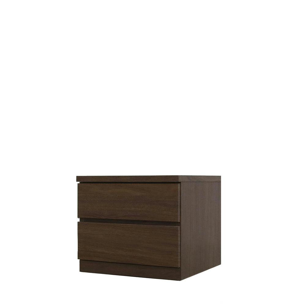 丸田木工 フィット チェスト タンス 幅50 2段 奥行44cm ウォールナット 押入れ収納 衣類収納 衣装ケース fi050244cwn【別送品】