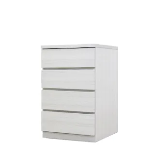 丸田木工 フィット チェスト タンス 幅50 4段 奥行55cm ホワイト 押入れ収納 衣類収納 衣装ケース fi050455cwh【別送品】