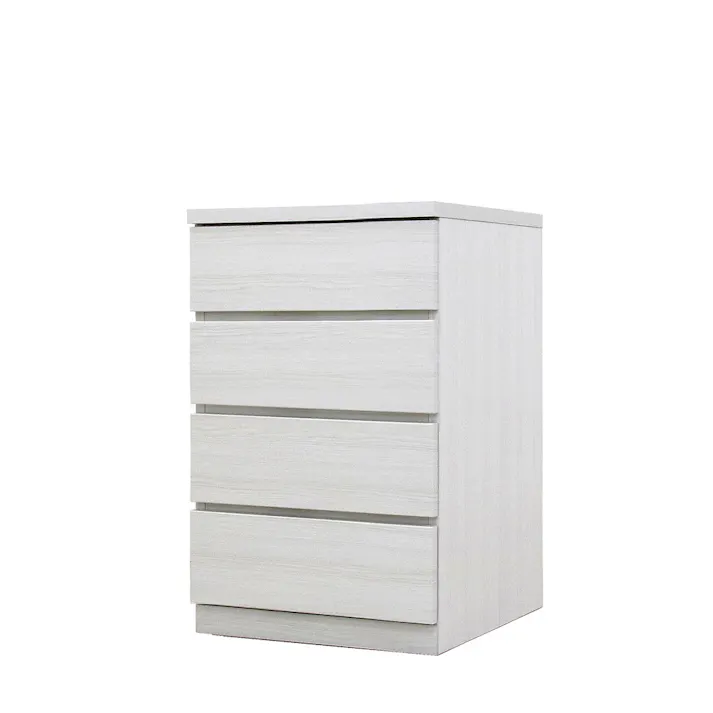 丸田木工 フィット チェスト タンス 幅50 4段 奥行55cm ホワイト 押入れ収納 衣類収納 衣装ケース fi050455cwh【別送品】