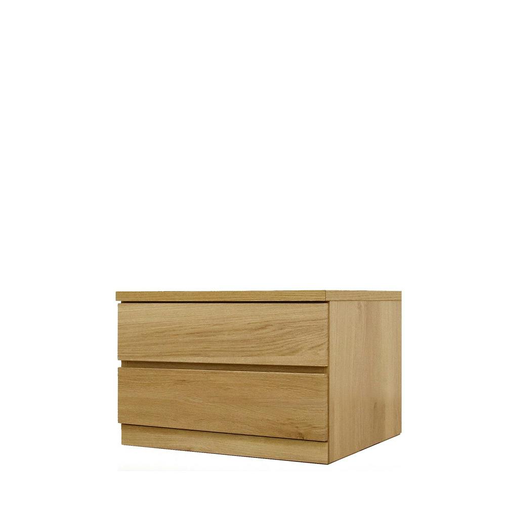 チェスト タンス 幅60cm 2段 奥行55cm 桐引き出し クローゼット 押入れ 収納 完成品 国産 大川家具 オーク 丸田木工 フィット fi060255cwo【別送品】