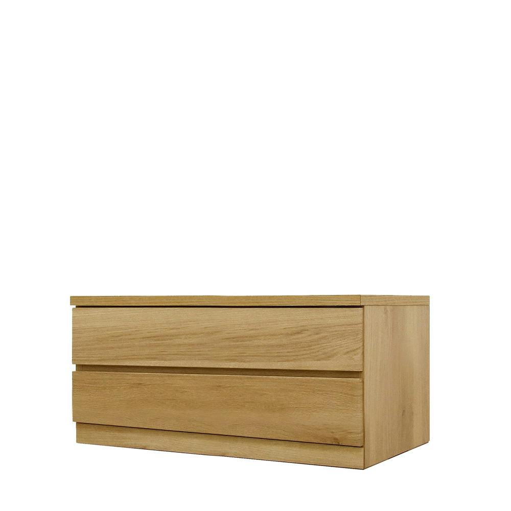 丸田木工 フィット チェスト タンス 幅80 2段 奥行44cm オーク 押入れ収納 衣類収納 衣装ケース fi080244cwo【別送品】