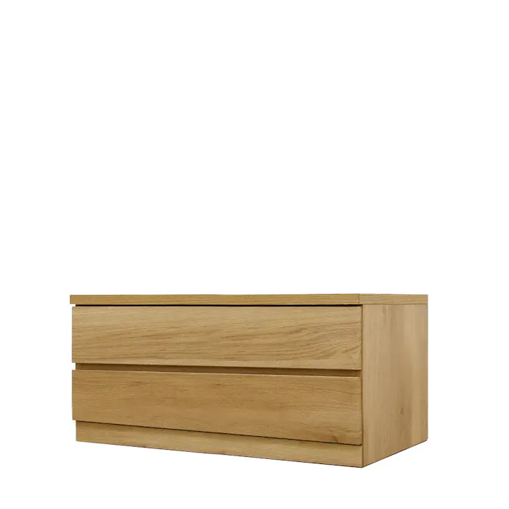 丸田木工 フィット チェスト タンス 幅80 2段 奥行44cm オーク 押入れ収納 衣類収納 衣装ケース fi080244cwo【別送品】