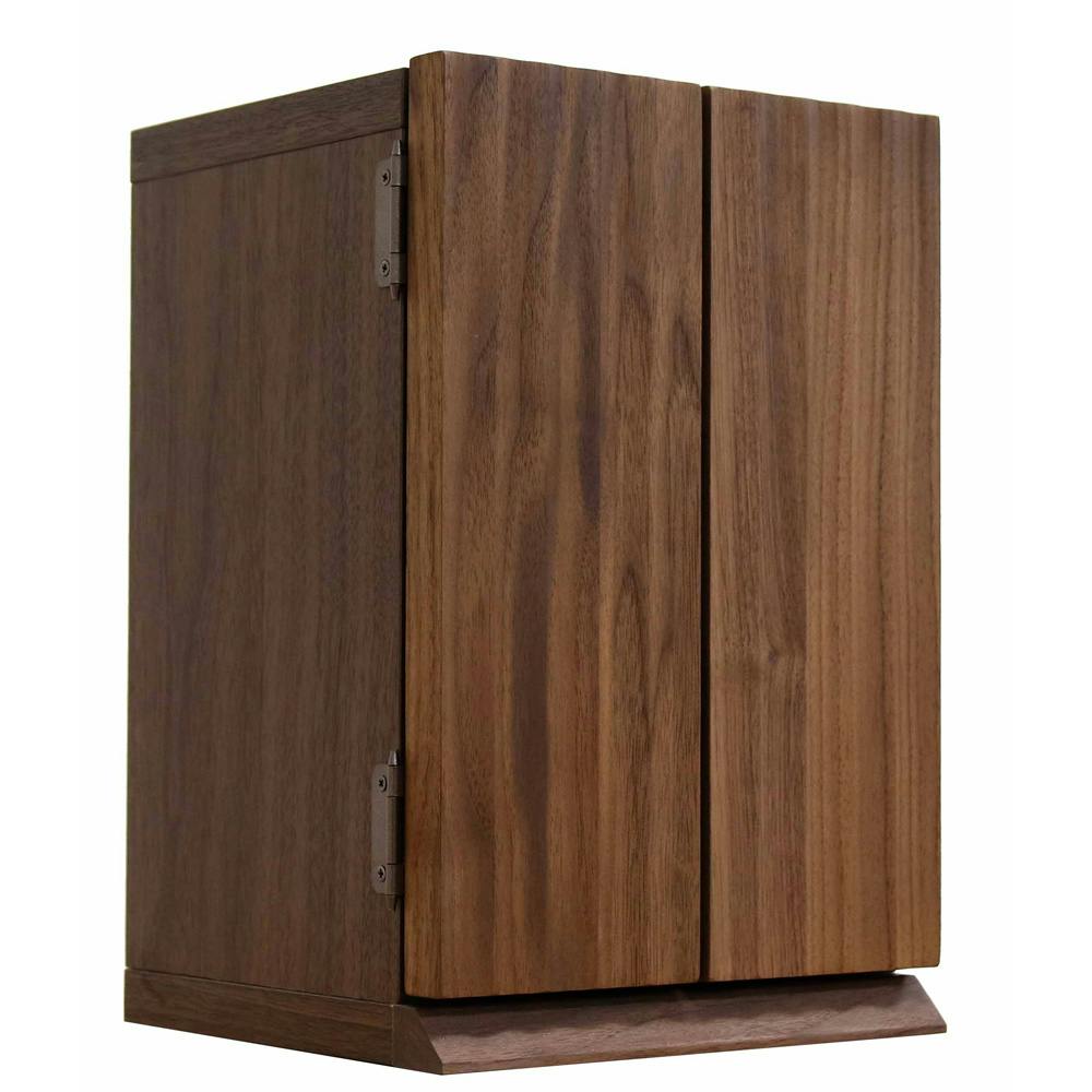 丸田木工 厨子型モダン仏壇 グルーブ ウォールナット 家具調仏壇 モダン仏壇 ミニ仏壇 gv000000bwn【別送品】