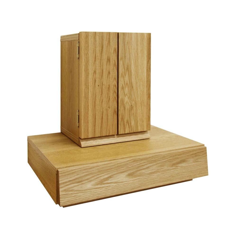 丸田木工 厨子型モダン仏壇 グルーブ ホワイトオーク 収納付ステージセット 家具調仏壇 モダン仏壇 ミニ仏壇 gvset002bwo【別送品】