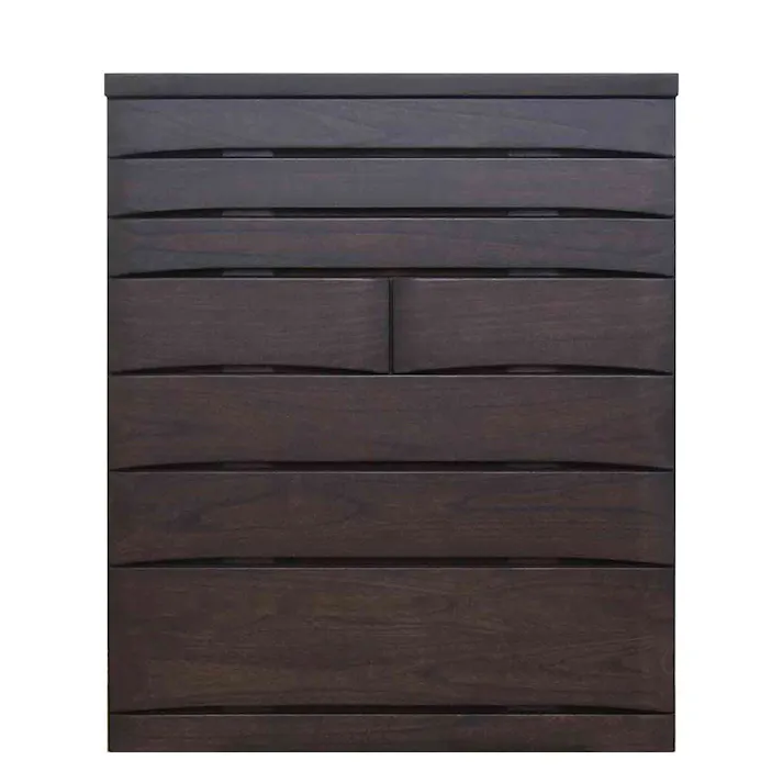 丸田木工 桐蔵 チェスト タンス 幅102 7段 ダーク 衣類収納 着物収納 桐ダンス kg102700cdk【別送品】