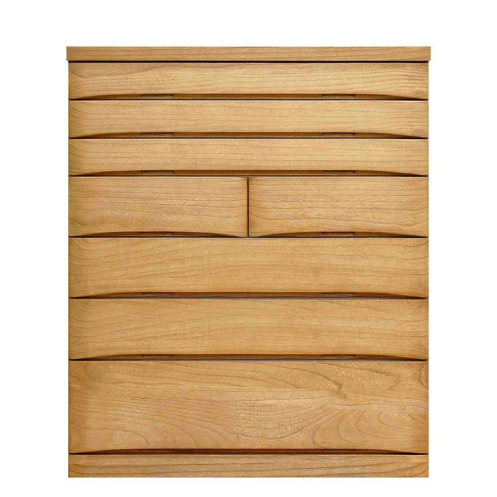 丸田木工 桐蔵 チェスト タンス 幅102 7段 ナチュラル 衣類収納 着物収納 桐ダンス kg102700cna【別送品】