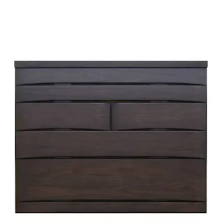 丸田木工 桐蔵 チェスト タンス 幅118 5段 ダーク 衣類収納 着物収納 桐ダンス kg118500cdk【別送品】