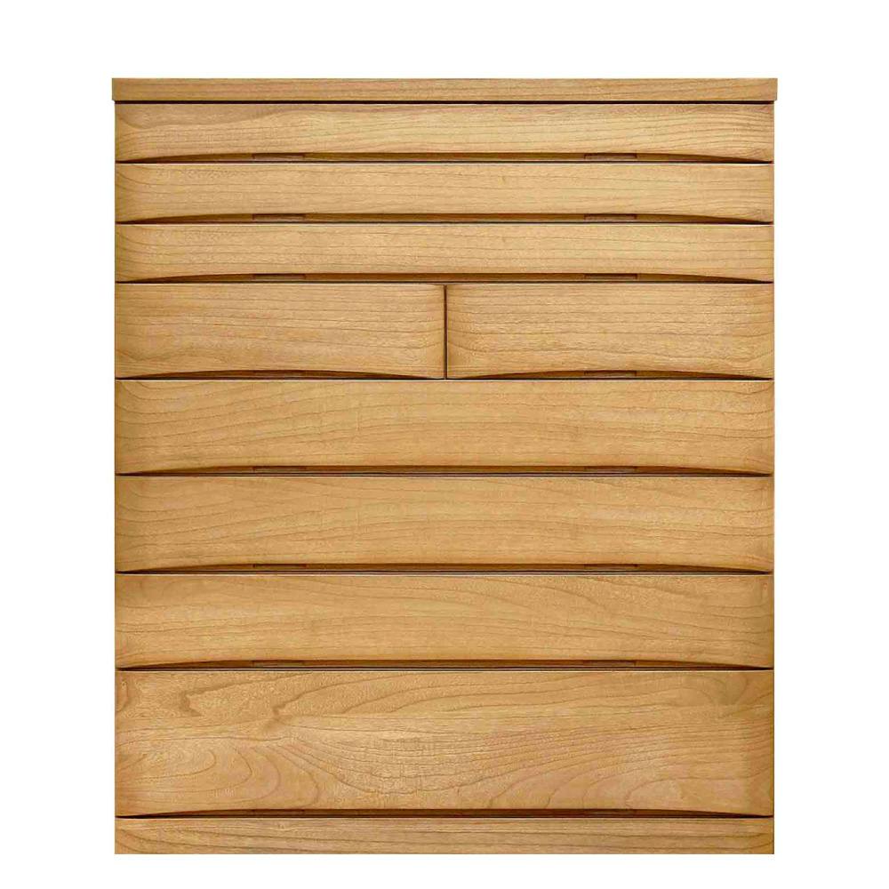 丸田木工 桐蔵 チェスト タンス 幅118 8段 ナチュラル 衣類収納 着物収納 桐ダンス kg118800cna【別送品】