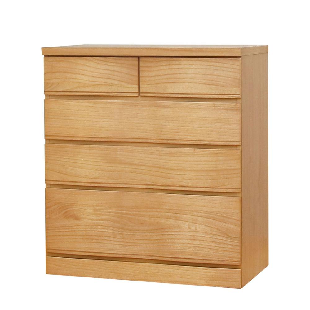 丸田木工 桐詞 チェスト タンス 幅78 4段 ナチュラル 衣類収納 箪笥 桐ダンス kk078400cna【別送品】