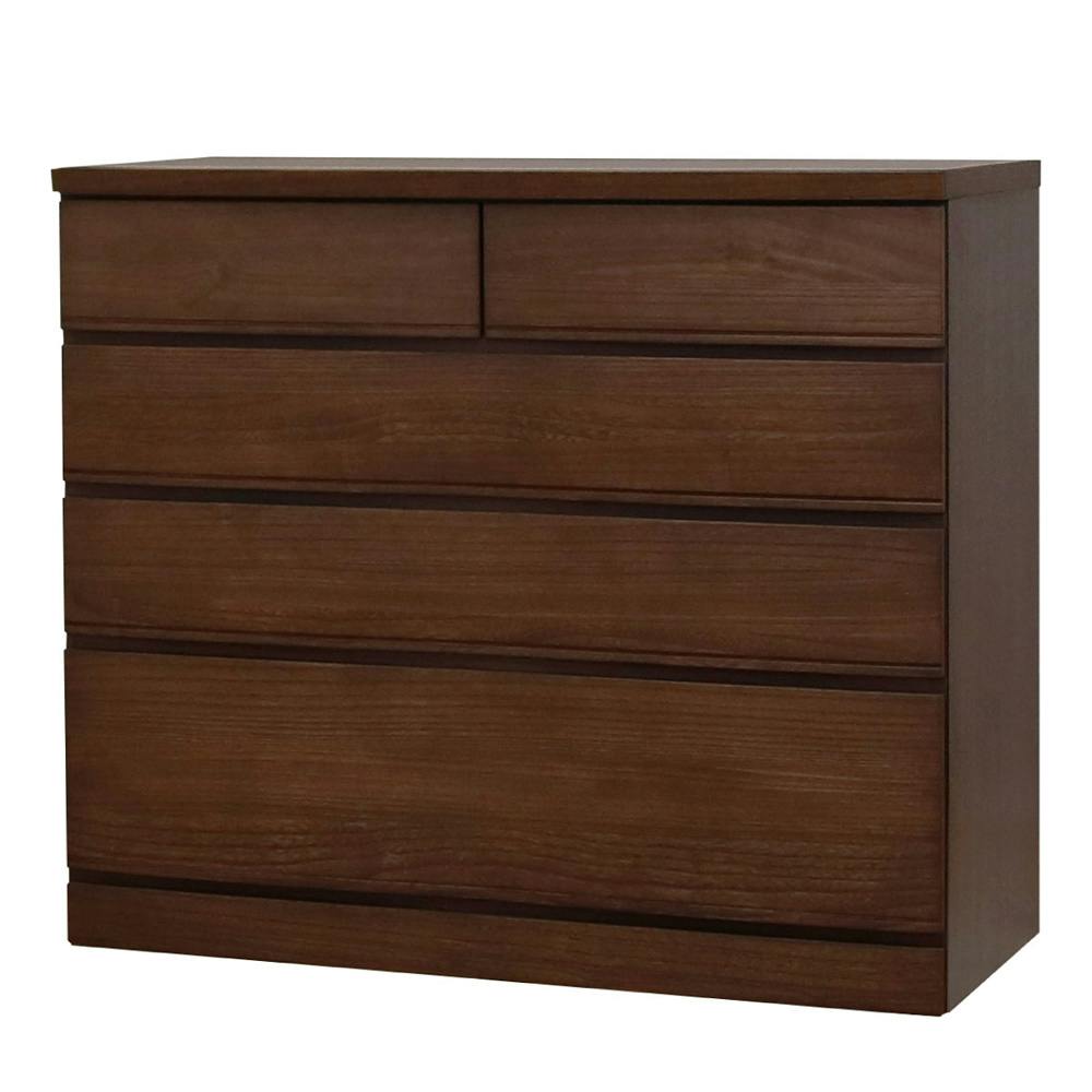 丸田木工 桐詞 チェスト タンス 幅102 4段 ウォールナット 衣類収納 着物収納 桐ダンス kk102400cwn【別送品】