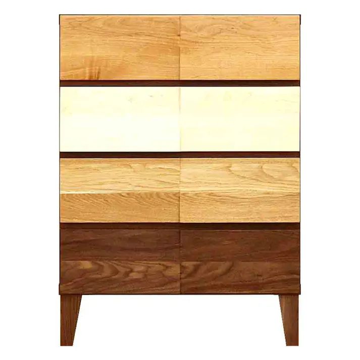 丸田木工 モデルノ チェスト タンス 幅58 4段 MIX スリムチェスト リビングチェスト 収納 md058400cmx【別送品】