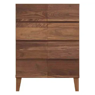 丸田木工 モデルノ チェスト タンス 幅58 4段 ウォールナット スリムチェスト リビングチェスト 収納 md058400cwn【別送品】