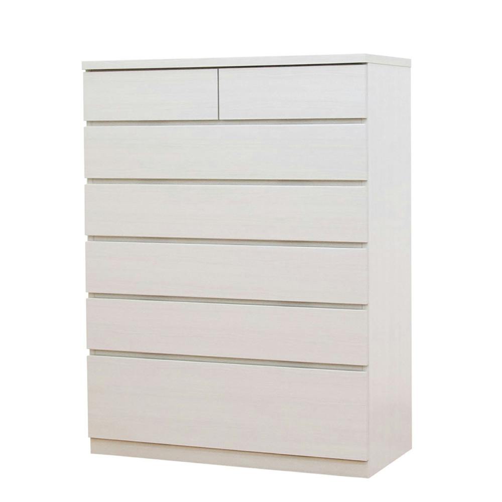 丸田木工 シルフ チェスト タンス 幅88 6段 ホワイト 収納 箪笥 大川家具 sy088600cwh【別送品】