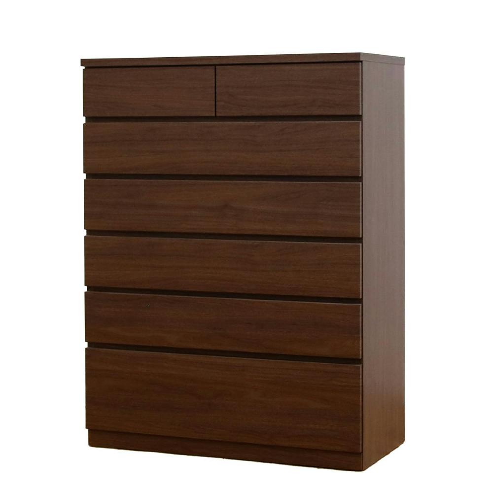 丸田木工 シルフ チェスト タンス 幅88 6段 ウォールナット 収納 箪笥 大川家具 sy088600cwn【別送品】