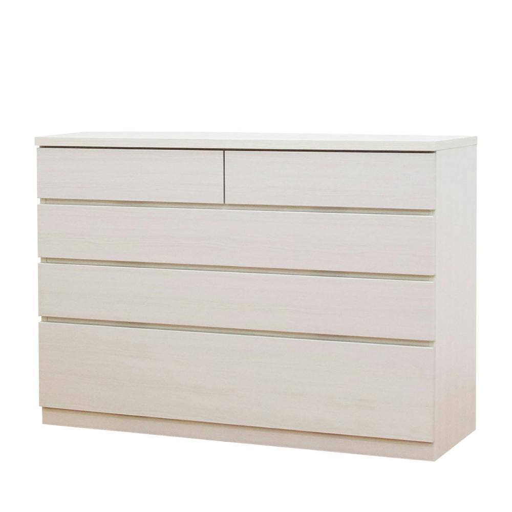 丸田木工 シルフ チェスト タンス 幅118 4段 ホワイト 収納 箪笥 大川家具 sy118400cwh【別送品】