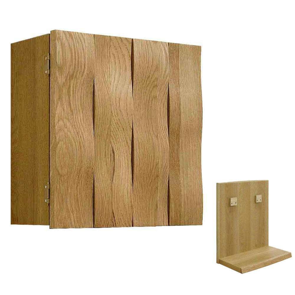 丸田木工 壁掛け仏壇 ウェーブ ホワイトオーク 専用台セット 家具調仏壇 モダン仏壇 ミニ仏壇 waset000bwo【別送品】