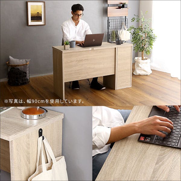 HomeTaste ヴィンテージ シンプルデスク60cm幅【Ridgewood