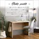 HomeTaste ヴィンテージ シンプルデスク90cm幅+サイドラック30cm幅セット【Ridgewood-リッジウッドー】 シャビーオーク モダンデスク 組立簡単家具 おしゃれテーブル BRHT-DSK90SRK--SBO【別送品】