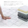HomeTaste ボンネルコイルマットレス【Bonjia-ボンジーアー】シングルサイズ ホワイト 熟睡 寝具 サイズ展開豊富 BRM-01S--WH【別送品】