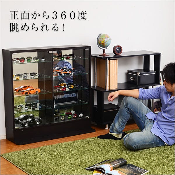 HomeTaste コレクションラック【-Luke-ルーク】専用ミラー2枚セット