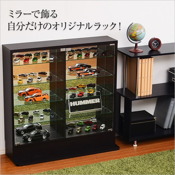 HomeTaste コレクションラック【-Luke-ルーク】専用ミラー2枚セット