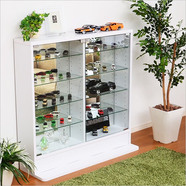 ひろさん専用　飾り棚、ミラーまとめてセット HomeTaste コレクションラック【-Luke-ルーク】専用ミラー2枚セット