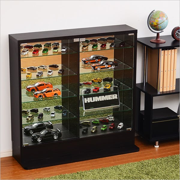 HomeTaste コレクションラック【-Luke-ルーク】浅型ロータイプ