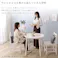 HomeTaste 北欧テイスト 円形ダイニング3点セット 丸型省スペース 天然木製【Saluna-サルーナ】 ナチュラル ダイニングテーブル インテリア チェア CPD-3--NA【別送品】