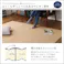 HomeTaste キルティングデニム調ラグLサイズ(190x240cm)オールシーズン、滑り止め付き、手洗い対応【Derid-デリッドー】 ライトグレー マット インテリアラグ 畳 DRG-L--LGY---LF2【別送品】