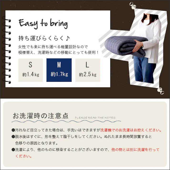 HomeTaste キルティングデニム調ラグMサイズ(185×185cm)オールシーズン 滑り止め付き 手洗い対応【Derid-デリッドー】 グレー マット インテリアラグ 畳 DRG-M--LGY---LF2【別送品】