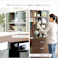 HomeTaste 収納家具【DEALS-ディールズー】ガラスキャビネット ウォールナット シンプル おしゃれ収納 大容量収納 DS60-GD--WAL【別送品】