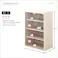 HomeTaste 収納家具【DEALS-ディールズー】ガラスキャビネット ホワイトオーク シンプル おしゃれ収納 大容量収納 DS60-GD--WOK【別送品】