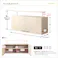HomeTaste 収納家具【DEALS-ディールズー】上置き125cm ウォールナット シンプル おしゃれ収納 大容量収納 DSP-UE125--WAL---LF2【別送品】