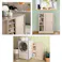 HomeTaste さわやかな引き戸6020 ホワイトウォッシュ カウンター下 収納 大容量 FKSS-6020--WHW【別送品】