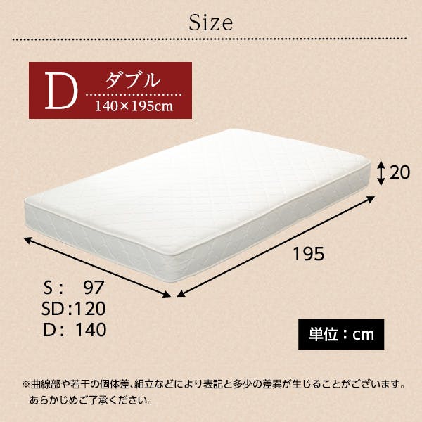 HomeTaste ポケットコイルスプリングマットレス【-Robilia-ロビリア