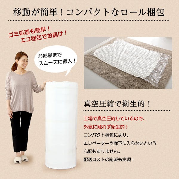 HomeTaste ポケットコイルスプリングマットレス【-Robilia-ロビリア