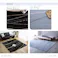 HomeTaste マイクロファイバー・デザインラグマットSサイズ(130×185cm)洗えるラグマット 【WASHFA2】 ハッパベージュ 滑り止め ふわふわ ノンホルム製品 FRG-D2-S--HBE【別送品】