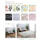 HomeTaste マイクロファイバー・デザインラグマットSサイズ(130×185cm)洗えるラグマット 【WASHFA2】 スモーキーピンク 滑り止め ふわふわ ノンホルム製品 FRG-D2-S--SKPK【別送品】
